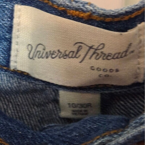 Universal Thread High-Rise Relaxed Wide-Leg Jeans Sz 10/30R Medium Blue … - Picture 5 of 6